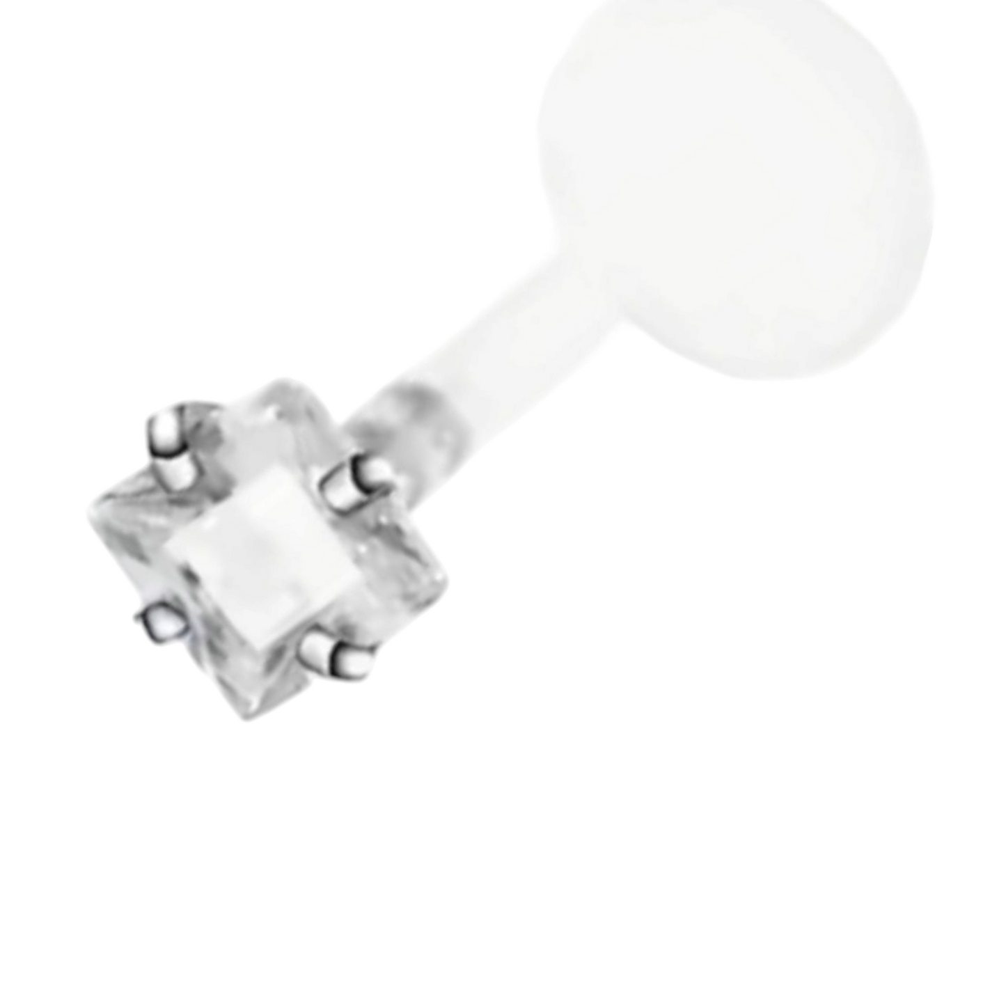 Lippenpiercing Labret Bioflex Labret MONROE MADONNA Zirkonia 1,2mm