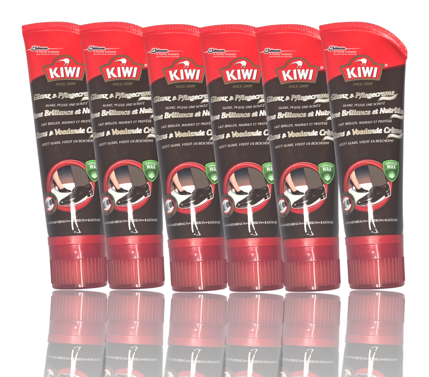 KIWI Schuhcreme Glanz und Pflegecreme Lederschuhe