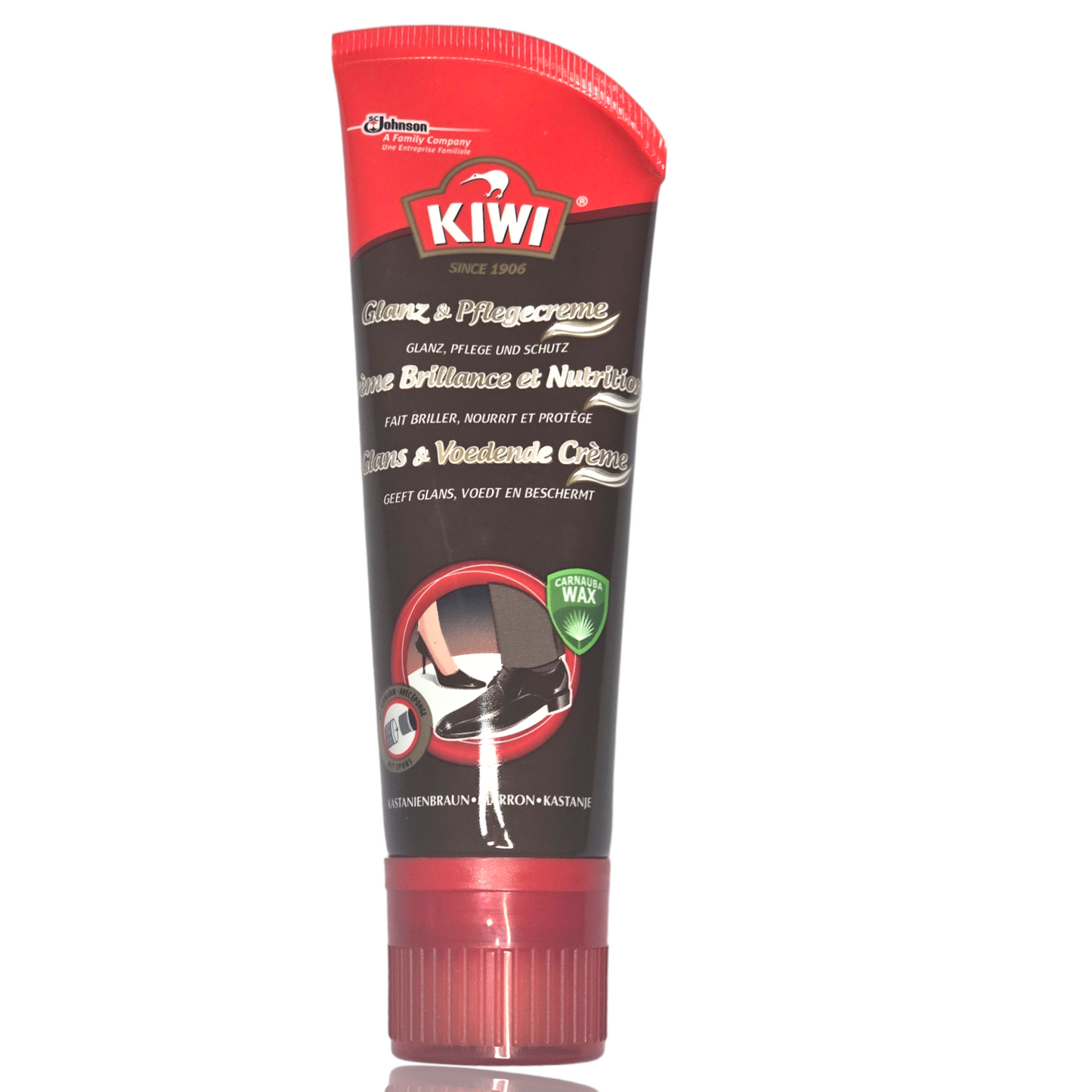 KIWI Schuhcreme Glanz und Pflegecreme Lederschuhe