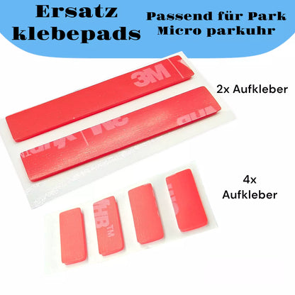 Ersatz Klebepads für Elektrische Parkscheibe Park Micro Parkuhr Klebestreifen